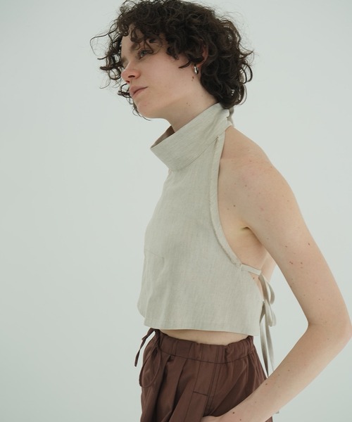 トップス clane HALTER HIGH NECK CAMISOLE TOPS セール】HALTER HIGH NECK CAMISOLE TOPS（シャツ/ブラウス）｜CLANE