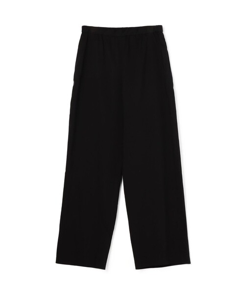 今季新品コットンリネンドロストパンツ黒 Curensology パンツ Curensology(カレンソロジー)/コットン