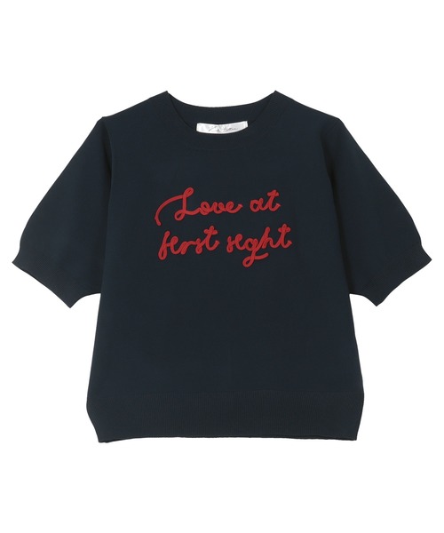 KOBE LETTUCE(コウベレタス)の「コード刺繍サマーニットトップス(ニット/セーター・レディース・ピンク/イエロー/ネイビー/アイボリー・M)」の14枚目の写真