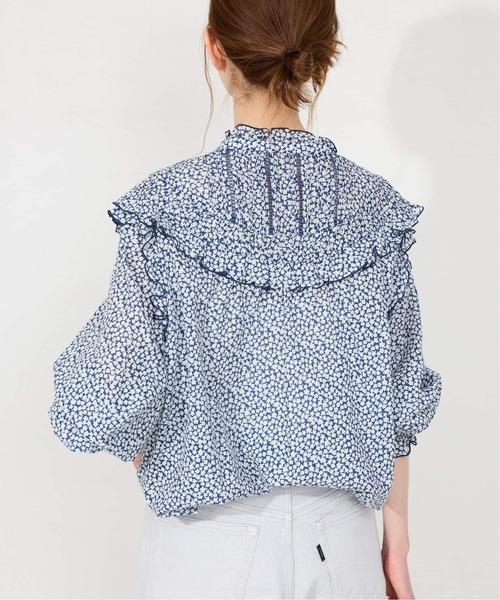 SLOBE IENAフリルピンタックブラウス SLOBE IENA｜《WEB限定/追加2》フリルピンタックブラウス