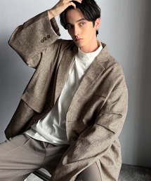 Classical Origin（クラシカルオリジン）の「【classical origin】「際立つ、風格。」袖タックオーバーサイズジャケット（長袖）／Tucked sleeves oversized jacket（テーラードジャケット）」