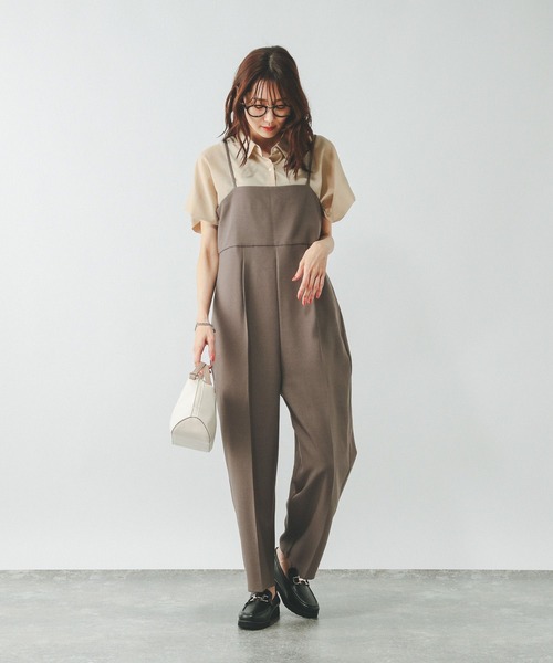 GLOBAL WORK(グローバルワーク)の「レースベスト*サロペSET/492523(サロペット/オーバーオール・レディース・ブラック/ホワイト系その他6・FREE)」の12枚目の写真