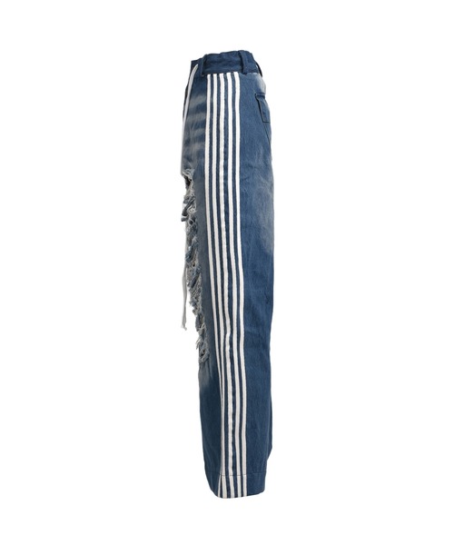 YORI SPORT（ヨリスポーツ）の「5STRIPE DENIM（デニムパンツ・メンズ・ライトインディゴブルー・30inch/28inch/26inch）」の5枚目の写真