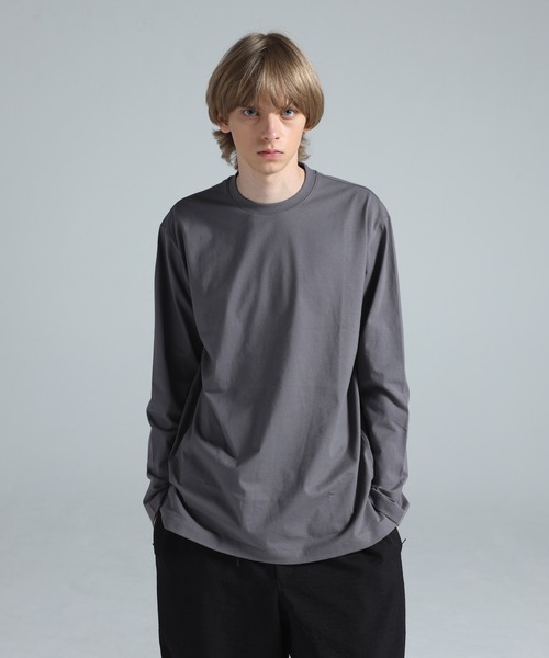 Y-3(ワイスリー)の「Y-3 GRAPHIC LONG SLEEVE TEE(Tシャツ/カットソー・メンズ・グレー・XX-SMALL/X-SMALL/SMALL/MEDIUM/LARGE/X-LARGE/XX-LARGE)」の5枚目の写真