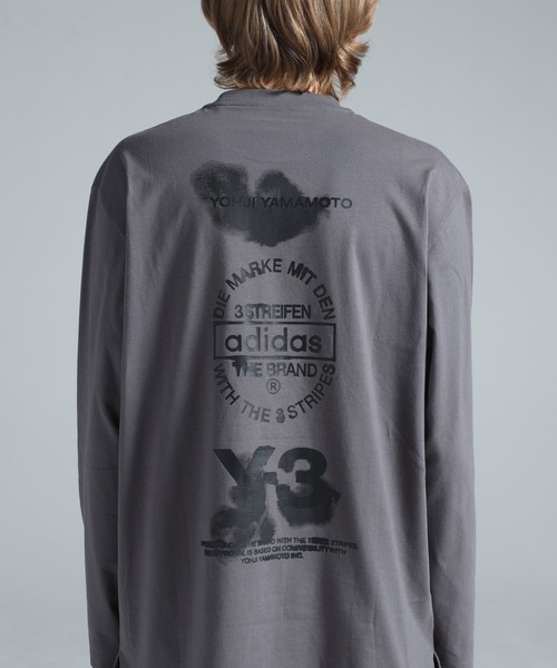 セール】Y-3 GRAPHIC LONG SLEEVE TEE（Tシャツ/カットソー）｜Y-3