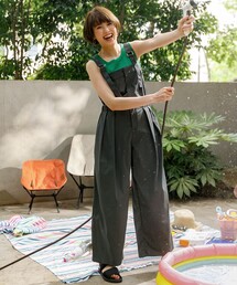 新作【2SET/洗濯機可】プルオーバー×キャミサロペットセット 2SET/洗濯機可】プルオーバー×キャミサロペットセット / ANY