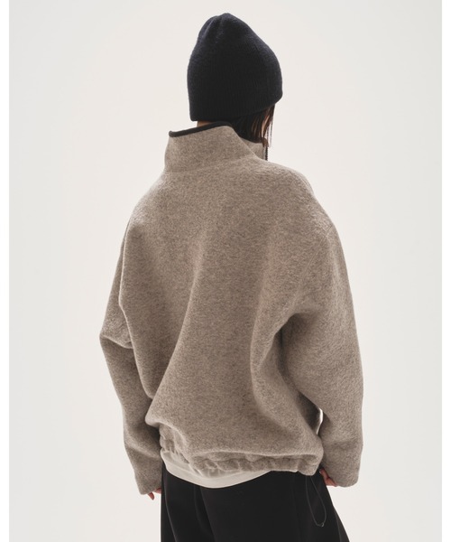 TODAYFUL（トゥデイフル）の「TODAYFUL Wool Boa Zip Jacket（その他アウター・レディース・グレー/オフホワイト・36/38）」の9枚目の写真