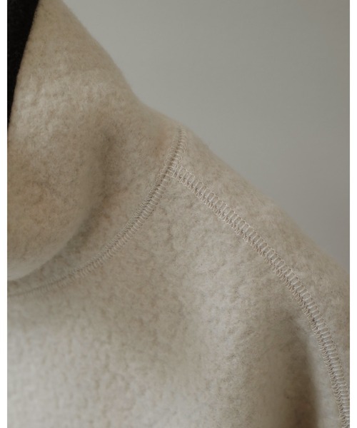 TODAYFUL（トゥデイフル）の「TODAYFUL Wool Boa Zip Jacket（その他アウター・レディース・グレー/オフホワイト・36/38）」の6枚目の写真