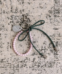 Beau're（ヴュレ）の「BEAURE Leather Ribbon チャーム（キーホルダー）」