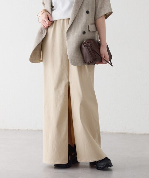 Omekashi（オメカシ）の「2WAYスリットスカート（スカート・レディース・ボルドー/ブラック/ベージュ/バーガンディー・38/36）」の3枚目の写真