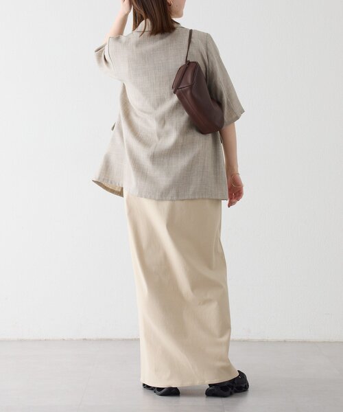 Omekashi（オメカシ）の「2WAYスリットスカート（スカート・レディース・ボルドー/ブラック/ベージュ/バーガンディー・38/36）」の10枚目の写真