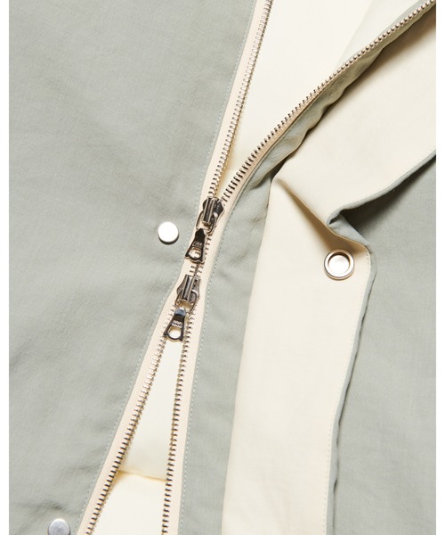 SOPHNET.(ソフネット)の「HOLLOW TUSSAH DOWN JACKET(ダウンジャケット/コート・メンズ・ブラック/セージグリーン・2/3/1/4)」の12枚目の写真