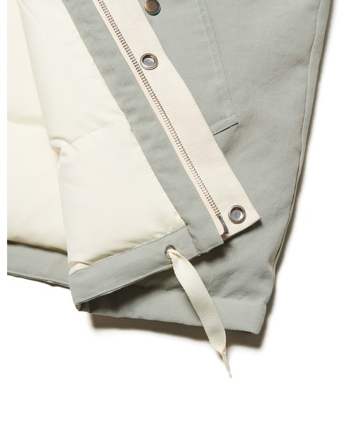 SOPHNET.(ソフネット)の「HOLLOW TUSSAH DOWN JACKET(ダウンジャケット/コート・メンズ・ブラック/セージグリーン・2/3/1/4)」の13枚目の写真