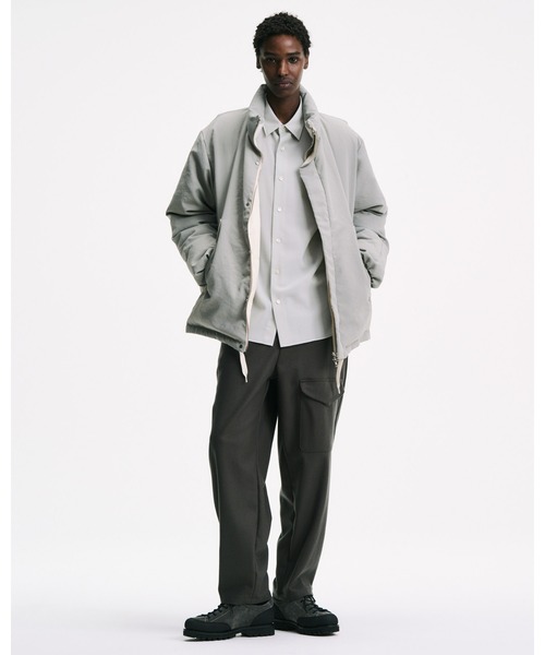 SOPHNET.(ソフネット)の「HOLLOW TUSSAH DOWN JACKET(ダウンジャケット/コート・メンズ・ブラック/セージグリーン・2/3/1/4)」の5枚目の写真