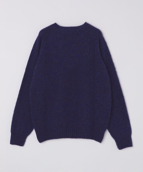 Harley of Scotland（ハーレーオブスコットランド）の「【SHIPS別注】HARLEY OF SCOTLAND: ウール シャギー クルーネック ニット（ニット/セーター・メンズ・バイオレット/レッド/ケリーグリーン/ダークグレー/ブルー系/イエロー・MEDIUM/LARGE/X-LARGE）」の20枚目の写真