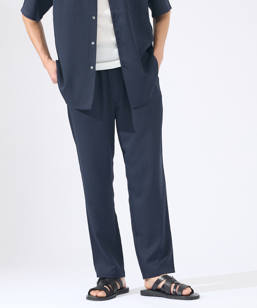 AH ABAHOUSE（エーエイチアバハウス）の「【AH ABAHOUSE/セットアップ対応】アムンゼン イージー パンツ（その他パンツ・メンズ・ブラック系その他/ダークネイビー/グレイッシュベージュ・46/48）」の3枚目の写真