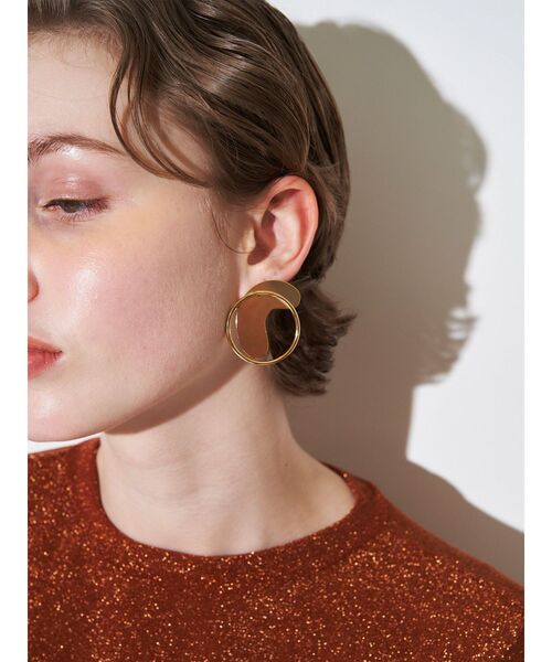 ELENDEEK(エレンディーク)の「サークル2WAYピアス(ピアス(両耳用)・レディース・シルバー/ゴールド・FREE)」の12枚目の写真