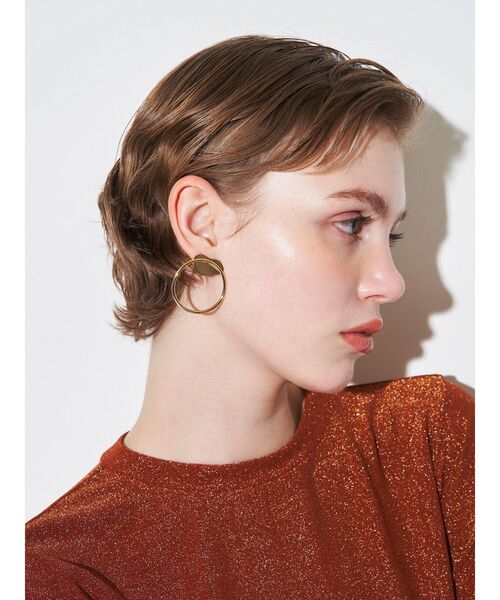 ELENDEEK(エレンディーク)の「サークル2WAYピアス(ピアス(両耳用)・レディース・シルバー/ゴールド・FREE)」の11枚目の写真