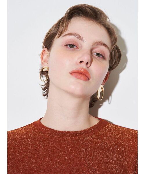 ELENDEEK(エレンディーク)の「サークル2WAYピアス(ピアス(両耳用)・レディース・シルバー/ゴールド・FREE)」の10枚目の写真