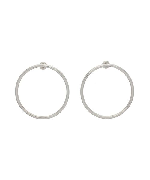 ELENDEEK(エレンディーク)の「サークル2WAYピアス(ピアス(両耳用)・レディース・シルバー/ゴールド・FREE)」の3枚目の写真