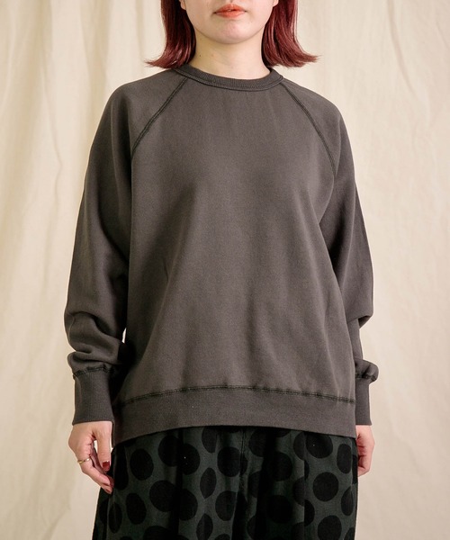 BRIEFING ダークブラウン プルオーバー　裏起毛 裏起毛ストレッチドルマンプルオーバー｜FURRY、REYELL公式通販