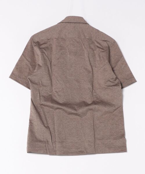TOKYO SHIRTS（トウキョウシャツ）の「ビズポロ ホリゾンタルワイド コットン 半袖ポロシャツ（ポロシャツ・メンズ・ブラウン・L/XL/LL/M/S）」の7枚目の写真