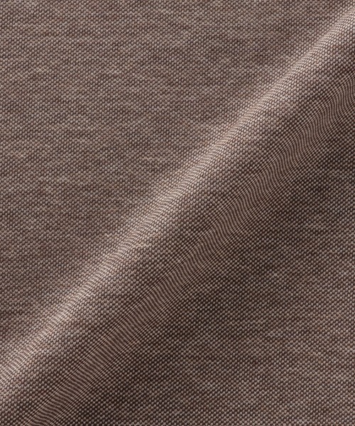 TOKYO SHIRTS（トウキョウシャツ）の「ビズポロ ホリゾンタルワイド コットン 半袖ポロシャツ（ポロシャツ・メンズ・ブラウン・L/XL/LL/M/S）」の6枚目の写真
