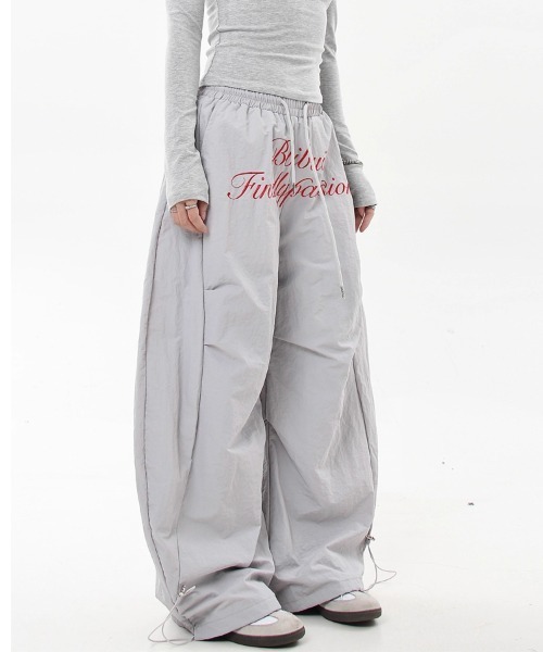 Ressaca（レサーカ）の「刺繍レタリングロゴワイドパンツ（その他パンツ・レディース・ネイビー/グレー・M）」の6枚目の写真