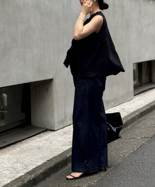 LIVETART（リヴェタート）の「前後リボンノースリブラウス（シャツ/ブラウス・レディース・ブラック・FREE）」の20枚目の写真