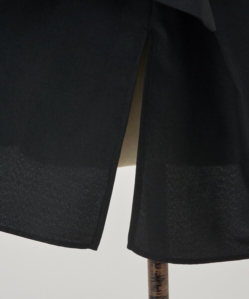 LIVETART（リヴェタート）の「前後リボンノースリブラウス（シャツ/ブラウス・レディース・ブラック・FREE）」の13枚目の写真