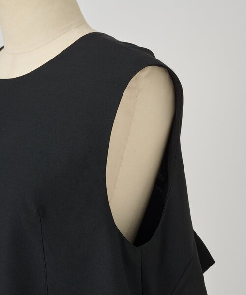 LIVETART（リヴェタート）の「前後リボンノースリブラウス（シャツ/ブラウス・レディース・ブラック・FREE）」の15枚目の写真