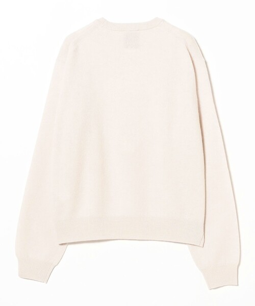 DANTON（ダントン）の「DANTON / WOMEN'S LAMBSWOOL CREW NECK KNIT PULLOVER（ニット/セーター・レディース・レッド/オフホワイト/ピンク/サックスブルー/カーキ・36）」の16枚目の写真