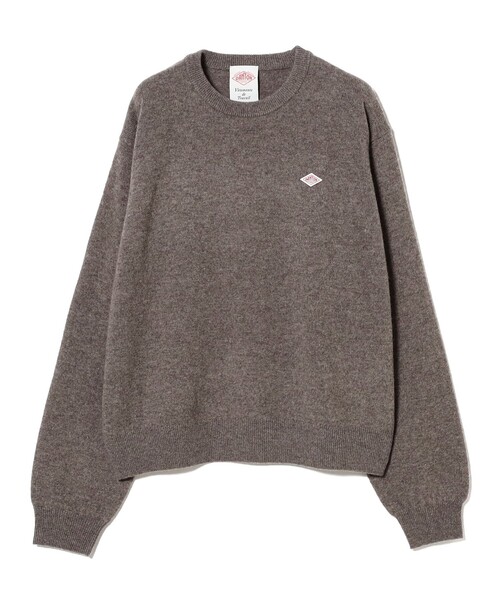 DANTON（ダントン）の「DANTON / WOMEN'S LAMBSWOOL CREW NECK KNIT PULLOVER（ニット/セーター・レディース・レッド/オフホワイト/ピンク/サックスブルー/カーキ・36）」の18枚目の写真