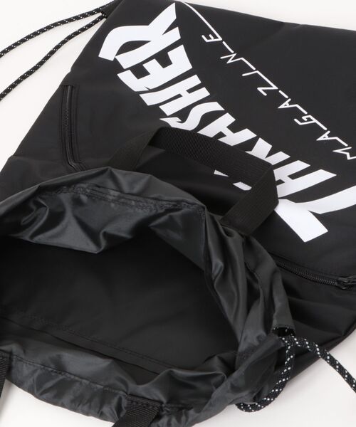 THRASHER（スラッシャー）の「THRASHER ナップサック(ST)（バックパック/リュック・メンズ・Yellow/White・FREE）」の5枚目の写真