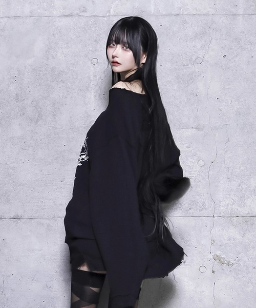 アミリージュ amilige ダメージガーゼトップス ダメージガーゼトップス– A AM STUDIO