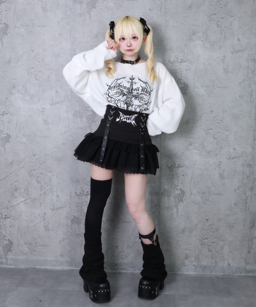 Amilige ダメージガーゼトップス ホワイト ダメージガーゼトップス– A AM STUDIO