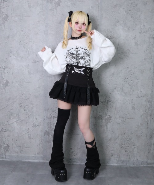 Amilige アミリージュ ダメージガーゼトップス ダメージガーゼトップス（Tシャツ/カットソー）｜Amilige