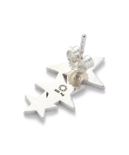 SASKIA DIEZ(サスキアディッツ)の「【SASKIA DIEZ / サスキア ディーズ】STAR EAPSTUDS T(ピアス(両耳用)・レディース・シルバー・ONE SIZE)」の2枚目の写真