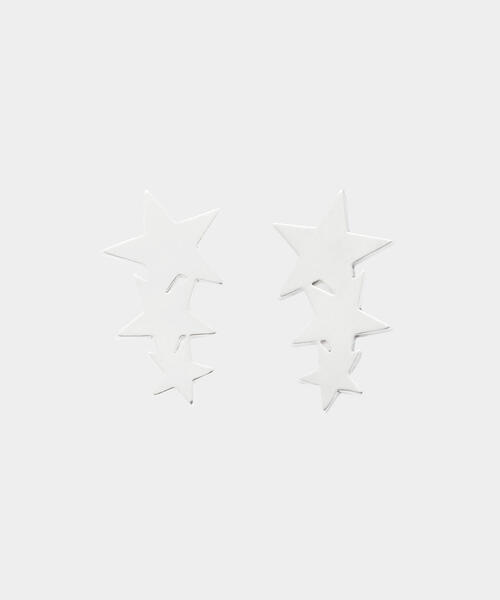 SASKIA DIEZ(サスキアディッツ)の「【SASKIA DIEZ / サスキア ディーズ】STAR EAPSTUDS T(ピアス(両耳用)・レディース・シルバー・ONE SIZE)」の1枚目の写真