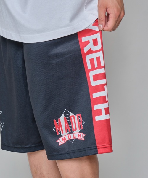 WEGO(ウィゴー)の「WEGO/メッシュライングラフィックショーツ(その他パンツ・メンズ・ブラック/ブルー・LARGE/MEDIUM)」の8枚目の写真