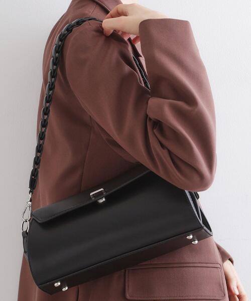 tk.TAKEO KIKUCHI（ティーケータケオキクチ）の「ランドスケープ ピローフラップバッグ（ショルダーバッグ・メンズ・ブラック/ボルドー・00）」の8枚目の写真