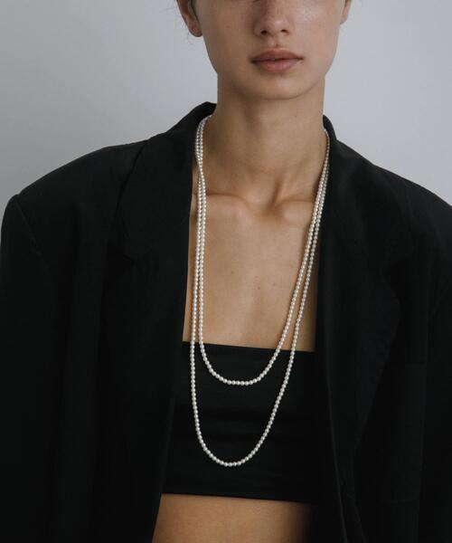 decor『デコール』　4mmPearllongnecklace