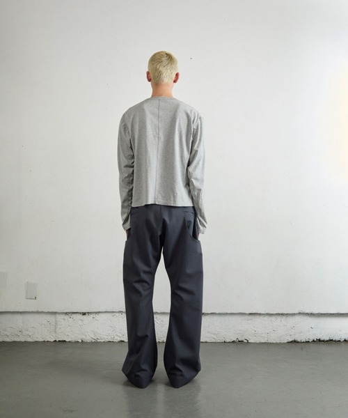 トップス NVRFRGT LONG SLEEVE T-SHIRT NVRFRGT】別注 PANELED LONG SLEEVE T-SHIRT（Tシャツ