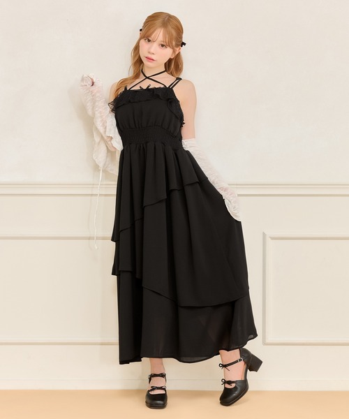apres jour(アプレジュール)の「フリルレースカーディガン(カーディガン/ボレロ・レディース・ベビーピンク/ブラック/オフホワイト・フリー/X-LARGE)」の12枚目の写真