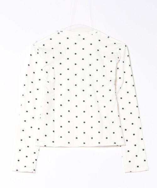 CERCA(チェルカ)の「HALEY PESCA/ドット柄 カットソー(Tシャツ/カットソー・レディース・グレー/ホワイト・MEDIUM/SMALL)」の5枚目の写真