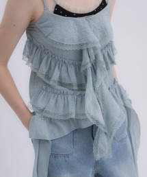 idem | jellyfish many frill camisole / ジェリーフィッシュフリルキャミソール(キャミソール)