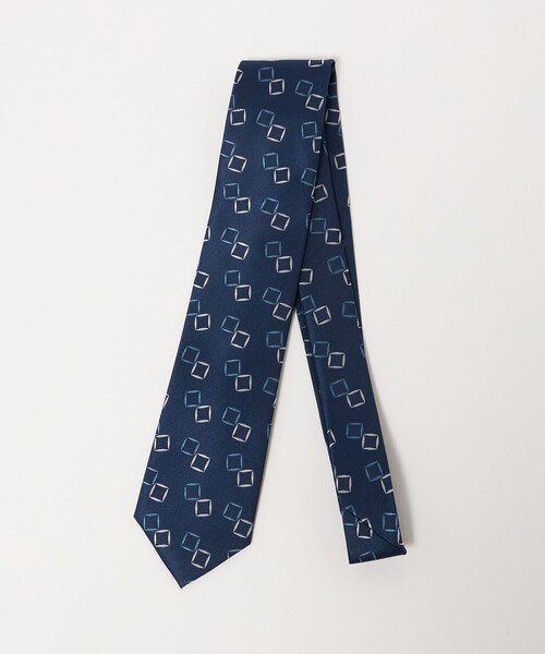 green label relaxing（グリーンレーベルリラクシング）の「GLR シルク② 8.0cm コモン2 ネクタイ（ネクタイ・メンズ・オリーブ/ダークブラウン/ネイビー・FREE）」の3枚目の写真