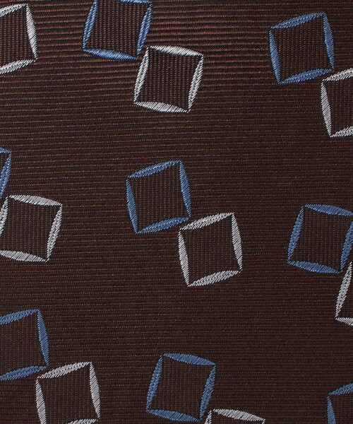 green label relaxing（グリーンレーベルリラクシング）の「GLR シルク② 8.0cm コモン2 ネクタイ（ネクタイ・メンズ・オリーブ/ダークブラウン/ネイビー・FREE）」の8枚目の写真