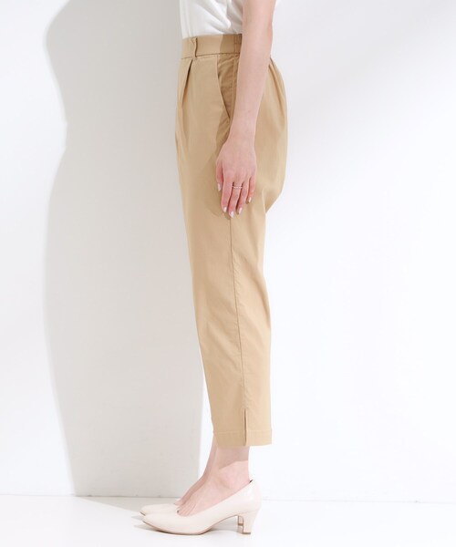 DRESKIP（ドレスキップ）の「【S-LL/ひんやり】きれいめにもカジュアルにも サブリナパンツ（その他パンツ・レディース・オフホワイト/ブラック/ベージュ・04/03/02/01）」の17枚目の写真