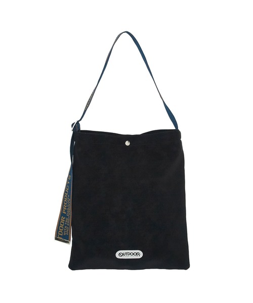 OUTDOOR PRODUCTS(アウトドアプロダクツ)の「【ブラウンROSE BUD別注カラー】(OUTDOOR)SUEDE LIKE TOTE(トートバッグ・レディース・ブラック/ブラウン・ONE SIZE)」の6枚目の写真